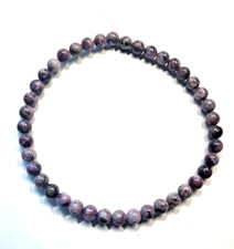 LEPIDOLITE GEMSTONE SMOOTH ROUND BEAD 10MM STRAND 16" BELOW WHOLESALE