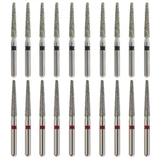 Dental Diamond FG Burs 850/016F 850/016SC Round End Taper Super Coarse Fine Grit