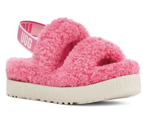 ugg platform slippers pink