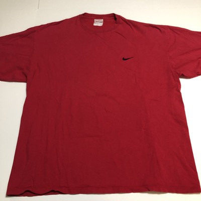 hot pink and white nike shirt