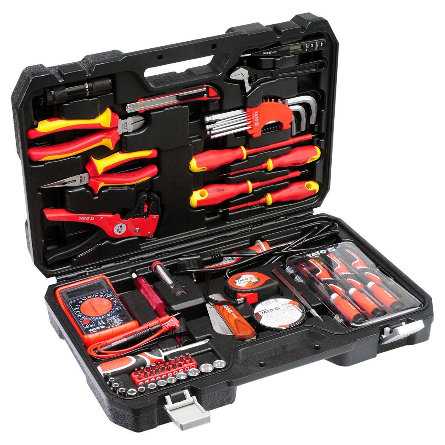 Electricista Maletín de Herramientas Herramienta Eléctrica 68 Piezas Juego de Herramientas Bolsa Profesional