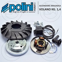 Set ZüNdung Analog Polini 171.0549 Schwungrad 1,4 KG 12V Vespa P 200 Und P200E