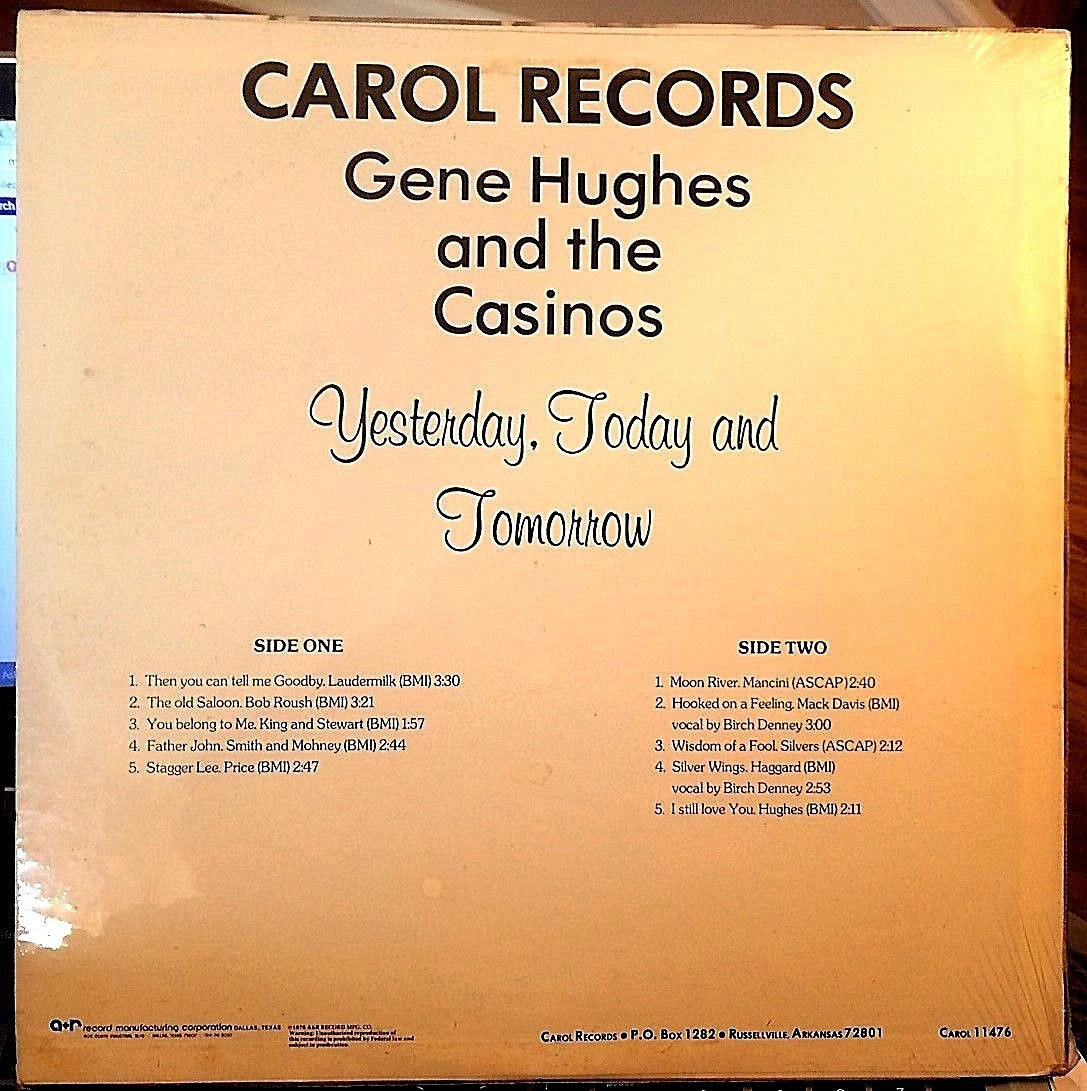 洋楽 LP & MR KASINO TAKING OVER SEALED Gene Hughes & The Casinos LP - Yesterday, Today, & Tomorrow