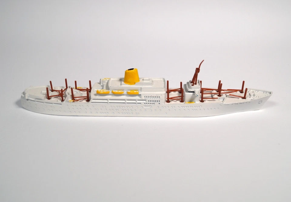 TRI-ANG TRIANG R.M.S. ARAGON M720 in OVP Passagierdampfer 1960 1:1200 S00106-01 - Bild 4 von 4