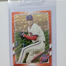 Connor Brogdon 2021 Topps Update Series Icy Ice Parallel RC /299 Phillies