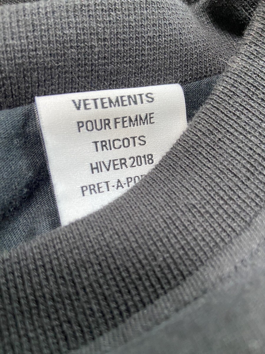 S Vetements PARIS Layered oversized long sleeve shirt dress | eBay