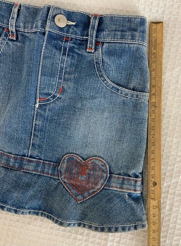 OLD NAVY Completo gonna jeans top casacca rosso maglia bimba bambina 2/3 anni - Foto 6 di 19