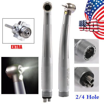 E-generator LED Dental High Speed Handpiece Push Button 3Water 2 Hole 4 Hole