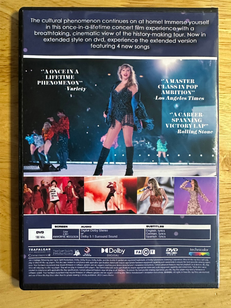 TAYLOR SWIFT 「THE ERAS TOUR 」ノーカット版DVD Taylor Swift The Eras Tour - Taylor's Version (2024) DVD