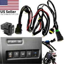 12V 40A H8 Wiring Harness Kit Fuse ON OFF Switch Relay LED Fog Light for Nissan