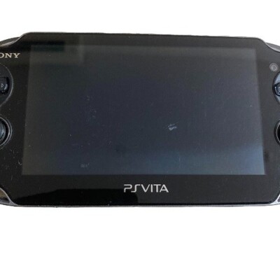 PS Vita PCH-1000 Black Console used tested and 8 gig memory card