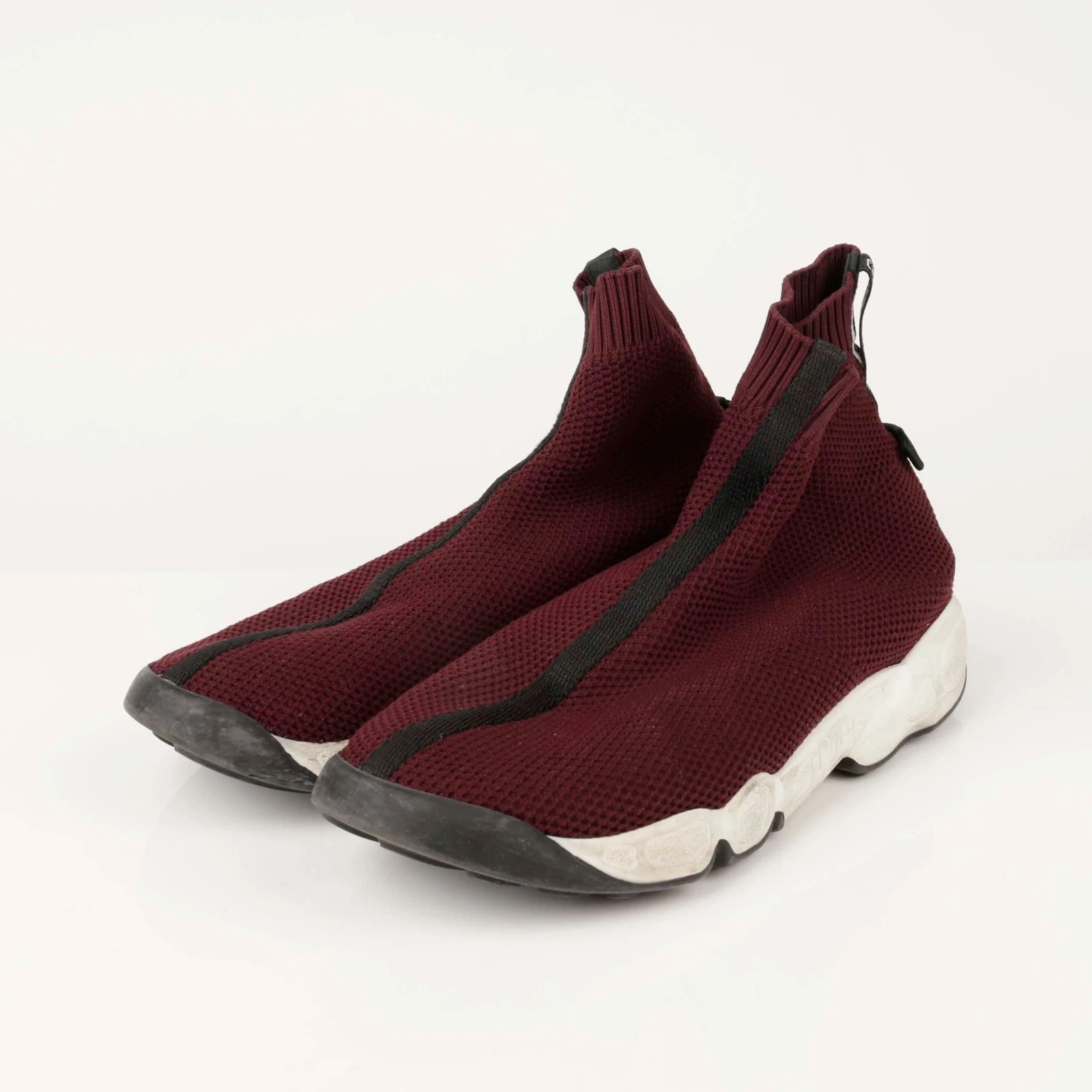 Baskets Dior bordeaux technique tricot 37 53251780