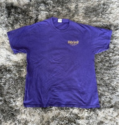 Holy Land Experience Orlando T Shirt Purple Graphic Deadstock Theme