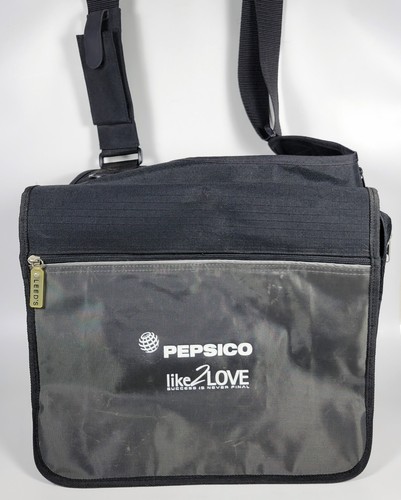 Pepsico Like 2 Love Messenger Bag ~ Black w/Shoulder Strap ~ Leed's