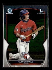 2023 Bowman Draft #BDC-85 Cooper Ingle Chrome Cleveland Guardians