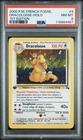 2000 Pokemon FRENCH 1st Edition Fossil Dracolosse-Dragonite Holo 4/62 PSA 8