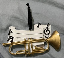 TRUMPET Personalized Christmas Tree Ornament