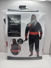 Ninja Assassin Warrior Man Suit Yourself Fancy Dress Up Halloween Adult Costume