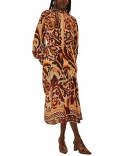 Farm Rio Toucans Scarf Cream Maxi Dress Women's  Xxs