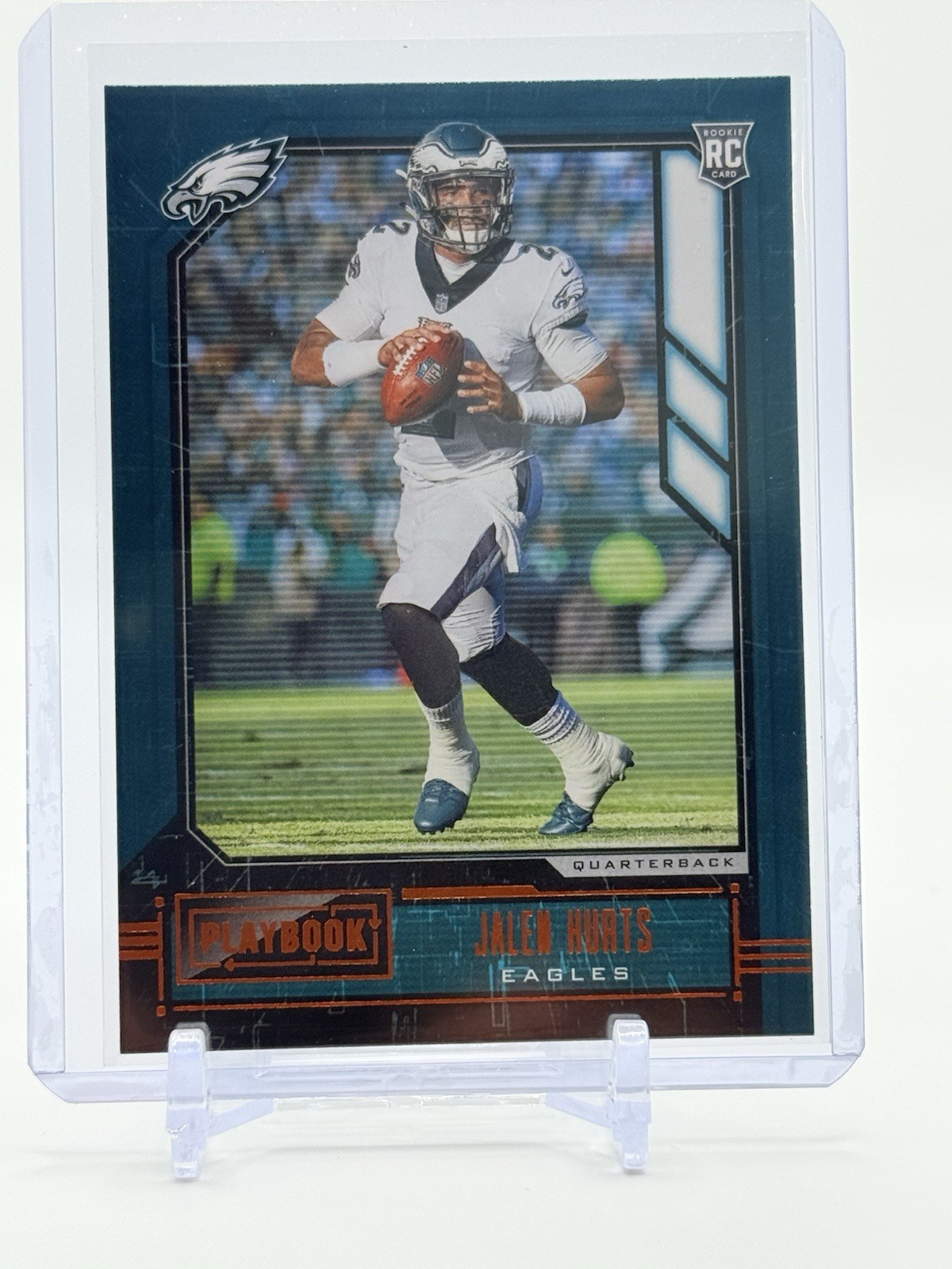 2020 Panini Playbook JALEN HURTS #112 Orange Parallel Rookie Card RC - Eagles 💎