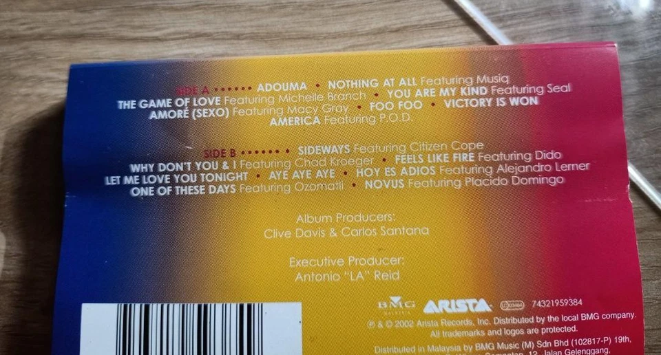 Santana : Shaman ( Cassette Tape ) - Image 3 of 4