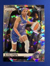 2024 Panini Prizm WNBA Olivia Epoupa Cracked Ice RC Rookie Minnesota Lynx #95