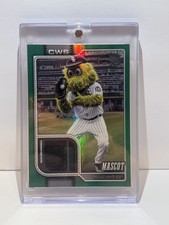 2026 Topps Series 1 Celebration White Sox Mascot Worn Relic Green /99