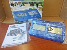 Saitek Mephisto Competition Chess Game Clock-  Professional Timer- Blue