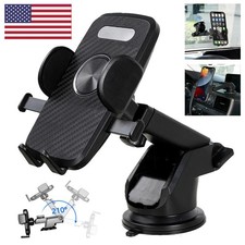 Universal Car Phone Holder Dashboard Windshield Phone Mount for iPhone Samsung
