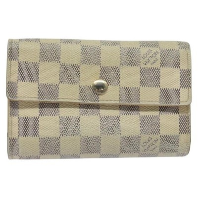 LOUIS VUITTON Damier Azur Portefeuille Alexandra Wallet N63068 LV