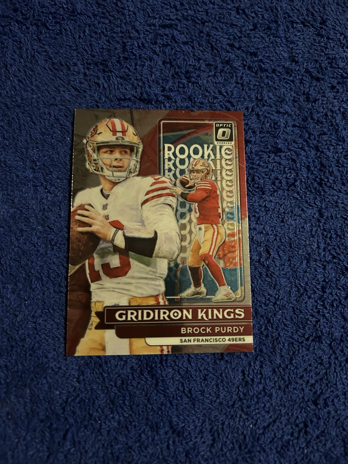 2022 Panini Donruss Optic Rookie Gridiron Kings Brock Purdy #RGK-2 (RC)