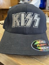 Flexfit Baseball Cap Blue S- M Kiss Band Logo...