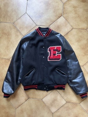 90er USA Vintage College Jacke Fußball Boxy Fit Gr. XL