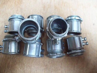 NOS Halex L127 *Lot of 10 Set Screw Connector w lock ring for 1-1/4'' conduit EMT