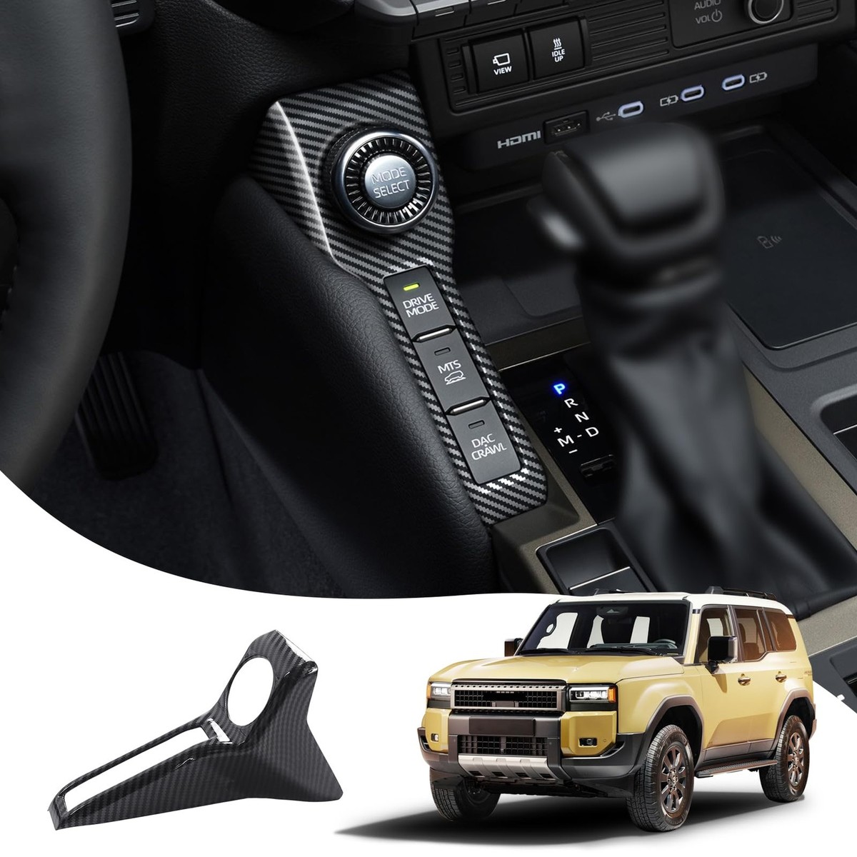 Toyota Land Cruiser 250 Power Mode Control Trim Panel Accessories