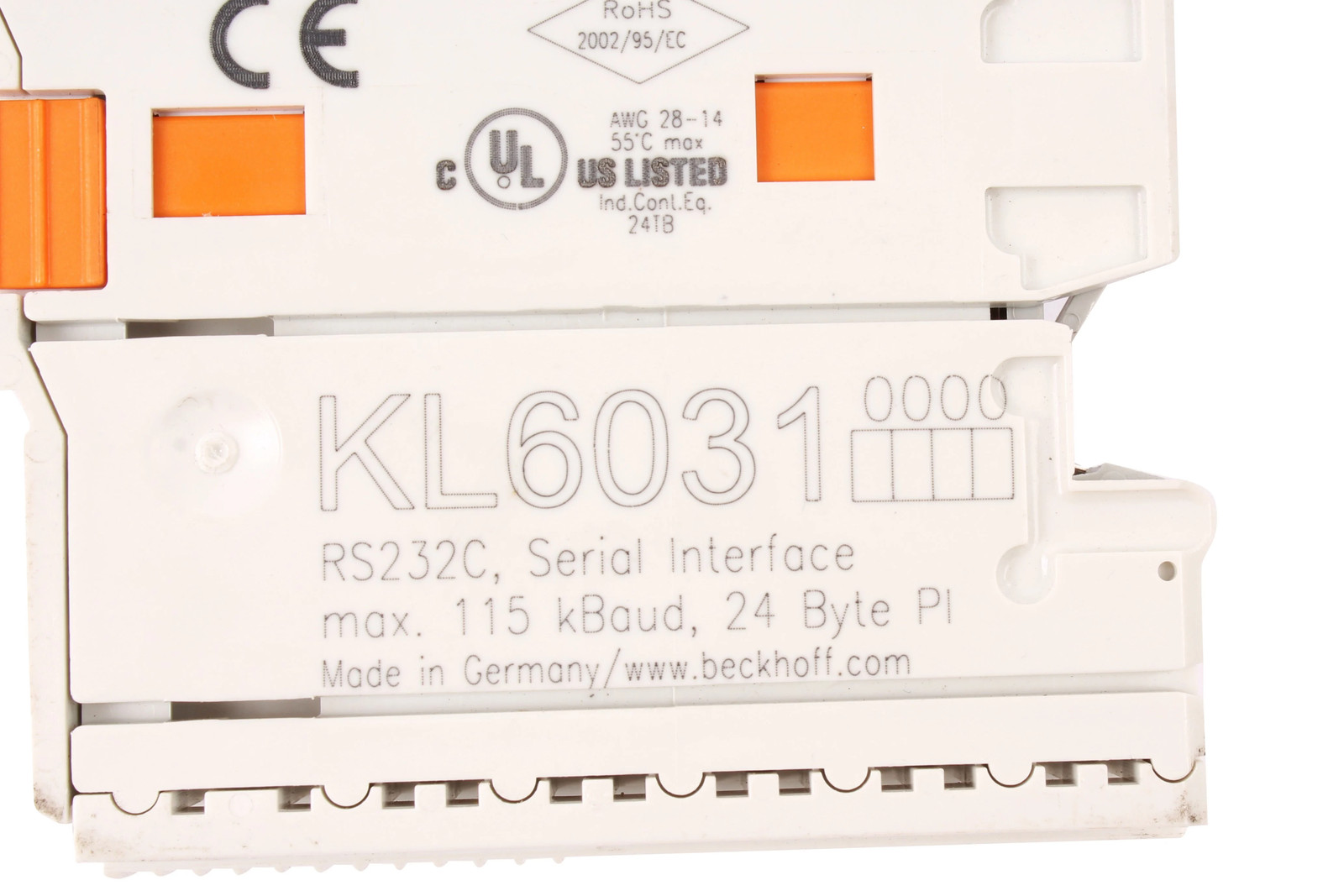 KL6031 BECKHOFF - Reconditionné - Garantie 12 mois