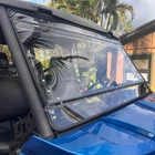 Flip Windshield Scratch Resistant for 2016-26 Can Am Defender/ MAX HD5 7 8 9 10
