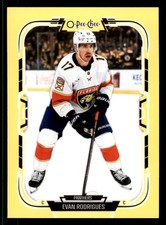 2025-26 O-Pee-Chee Yellow Border #112 Evan Rodrigues Florida Panthers