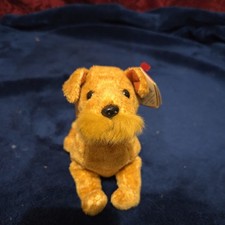 Ty Beanie Baby - Whiskers -  The Schnauzer Dog- With Tags