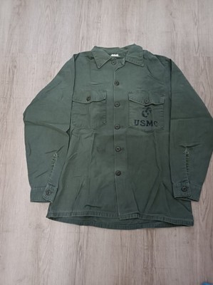 OG 107 Utility Uniform Shirt USMC 3. Muster Vietnamkrieg