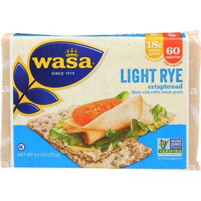 Crispbread Rye Lite 9.5 Oz(Case Of 12)  by Wasa