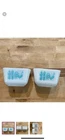 Pyrex Turquoise Amish Butterprint Rooster 1 1/2 Cup #501 Vtg Refrigerator Dish