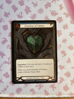 Flesh And Blood Everfest Grandeur of Valahai EVR000 Cold Foil 1st Edition