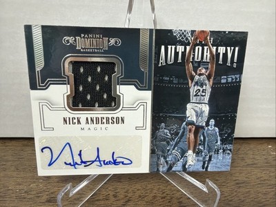 2017 Panini Dominion With Authority Jersey Autos /49 Nick Anderson #WA-NAN Auto