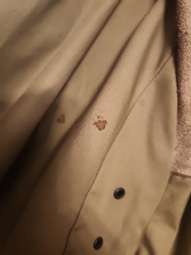 Vintage Game Winner Sportswear Courdory Collar & Suede Hunting Jacket 70s  XL  - Picture 7 of 14