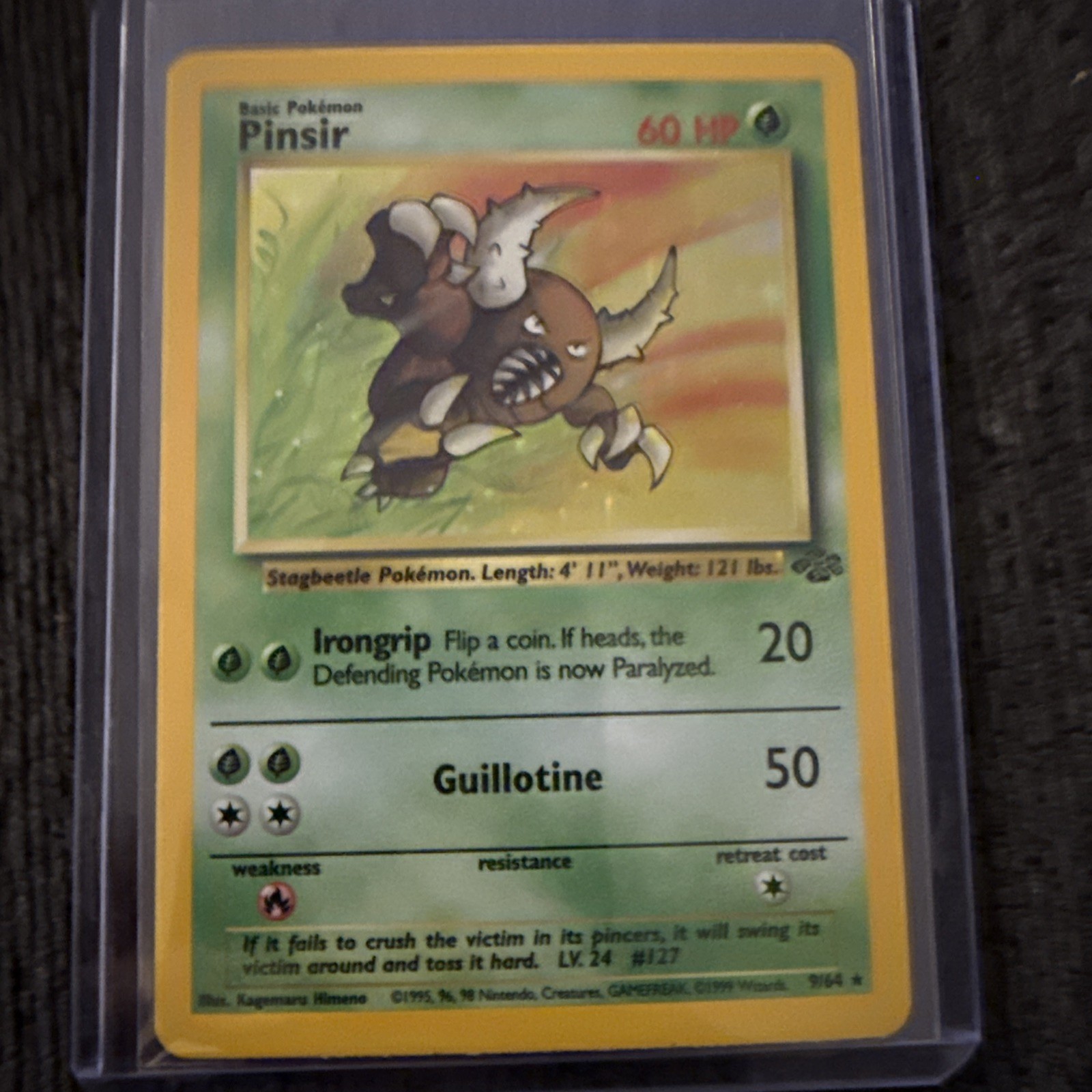 Pokemon Card - Pinsir Jungle 9/64 Holo Unlimited NM