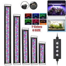hygger 12 18 24 30 36 48" Aquarium Fish Tank LED Light Aqua Plant Fish Tank Bar