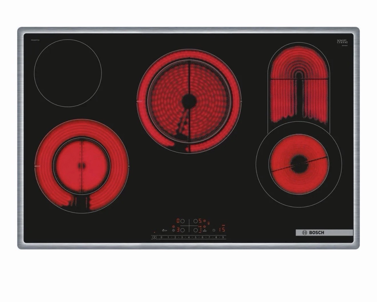 Bosch Kochfeld 80 cm Glaskeramik PKC845FP1D. Gebraucht wie neu