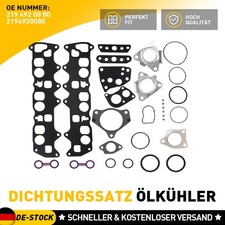 f&uuml;r MERCEDES BENZ W203 W204 W211 C218 W639 OM642 524281 Dichtungssatz &Ouml;lk&uuml;hler