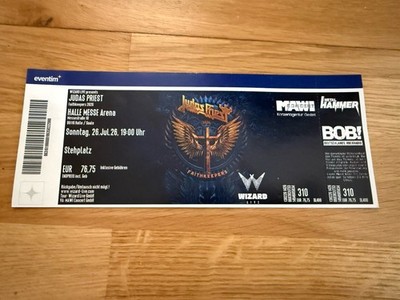 Judas Priest Eintritts-/Konzertkarte - 26.07.2026  - Halle Messe